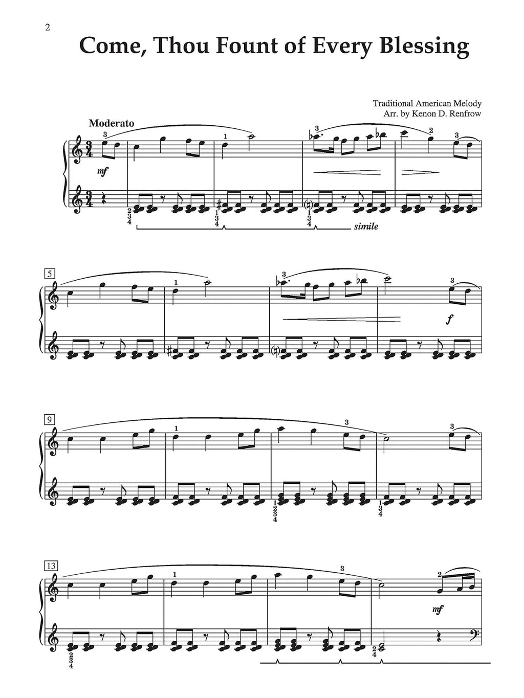8 Intermediate Arrangements of Favorite Hymns for Solo Piano U451523