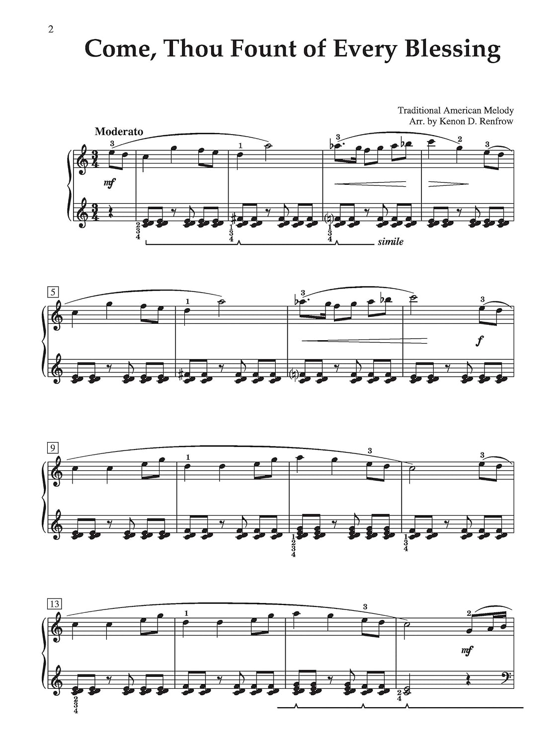8 Intermediate Arrangements of Favorite Hymns for Solo Piano U451523