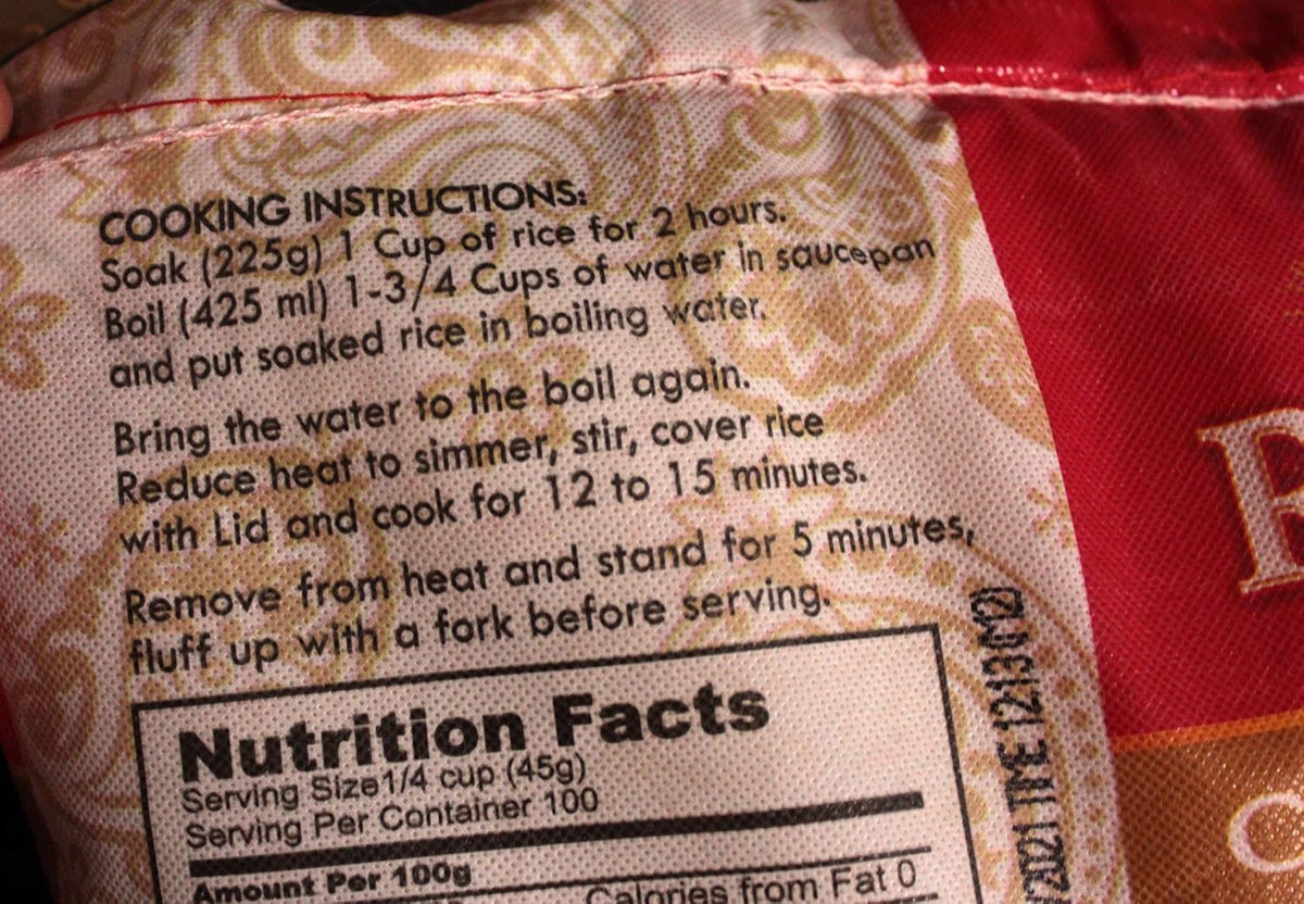 20 lbs Basmati Rice (2 Bags 10 lbs Each) T24658