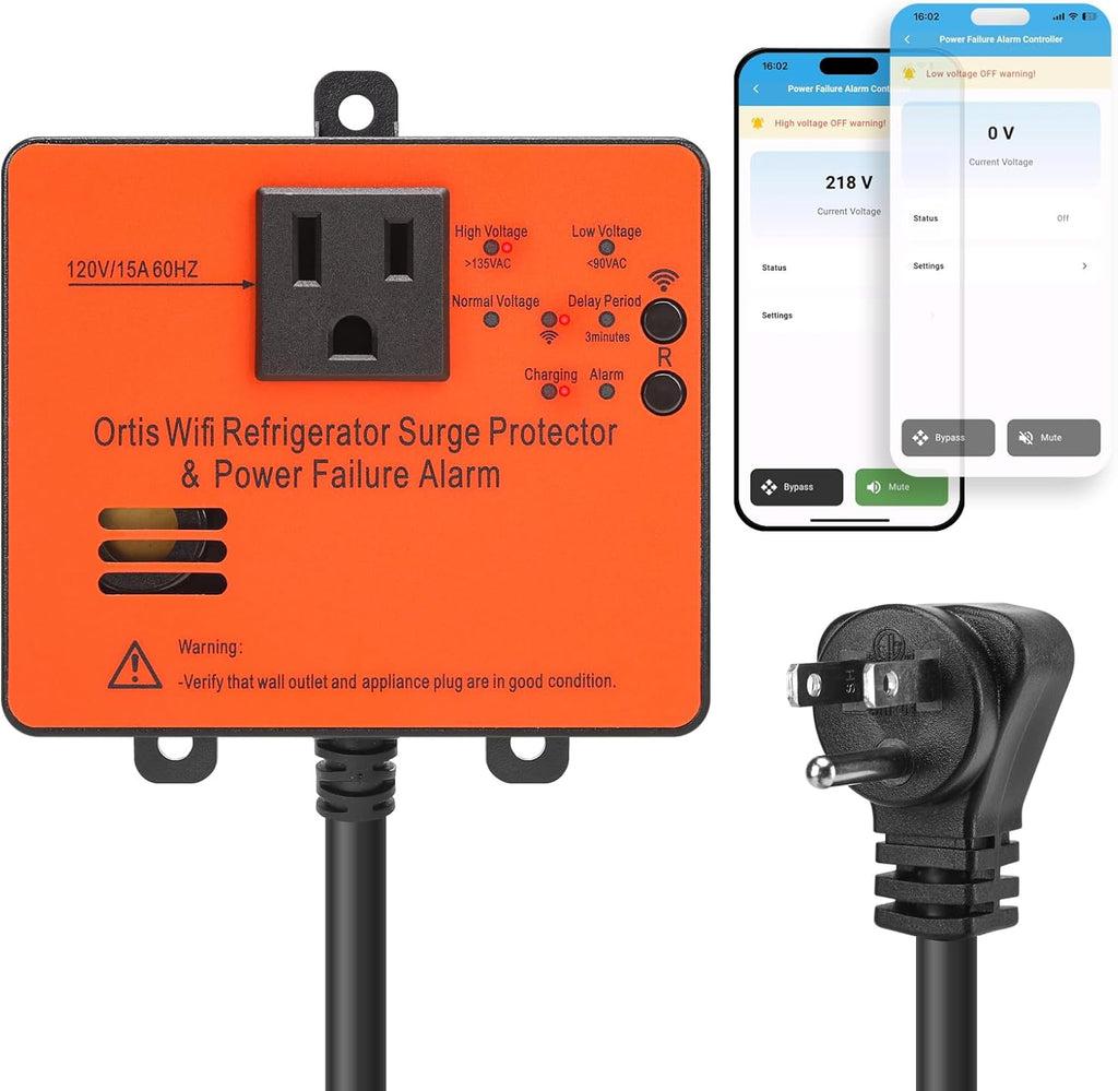 Smart Power Failure Alarm with Surge Protector K418