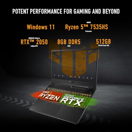 15.6” FHD 144Hz Display Gaming Laptop with RTX 3050 M4614