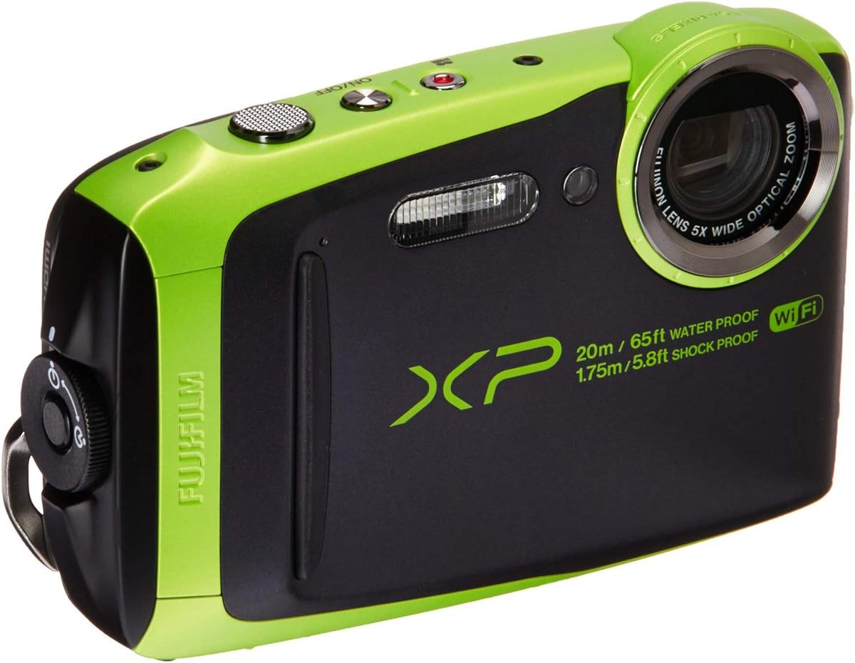 Black/Lime Green Waterproof Digital Camera F676015