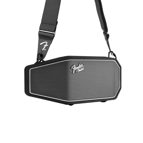 Portable Wireless Bluetooth Speaker with Subwoofer (Black & Steel) T368599