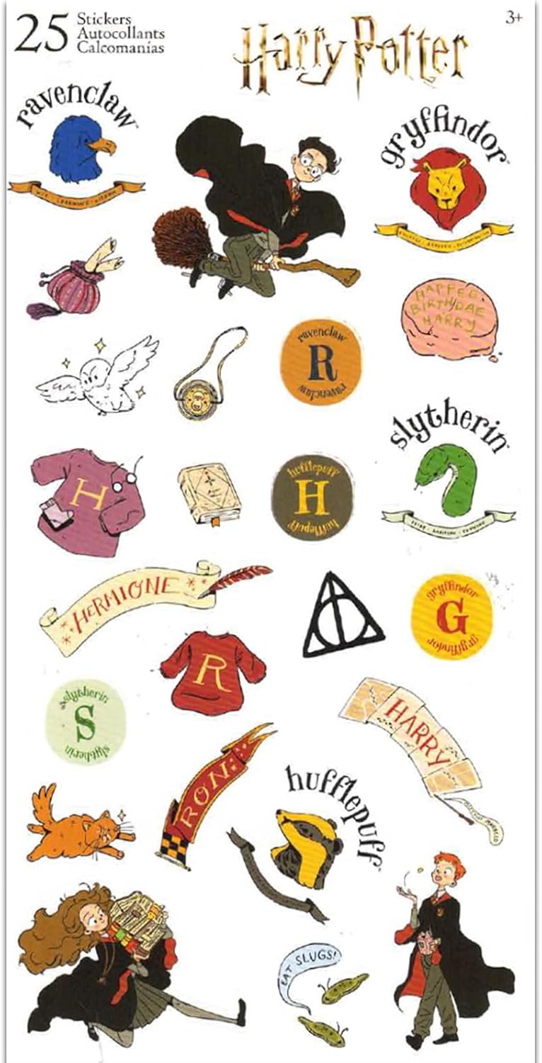 6 Harry Potter Mini Figurines Set with Stickers I547249
