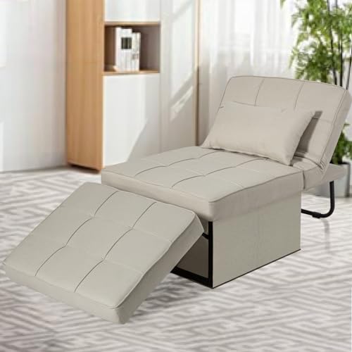 Dark Gray Folding Sleeper Sofa Chair R20322
