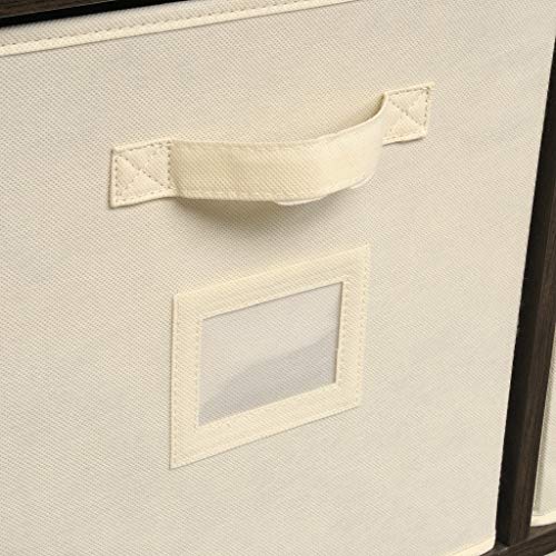 Smoked Oak 8-Cube Storage Organizer N946198