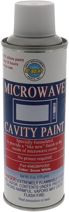 Snow White 6oz Microwave Cavity Spray Paint S65272
