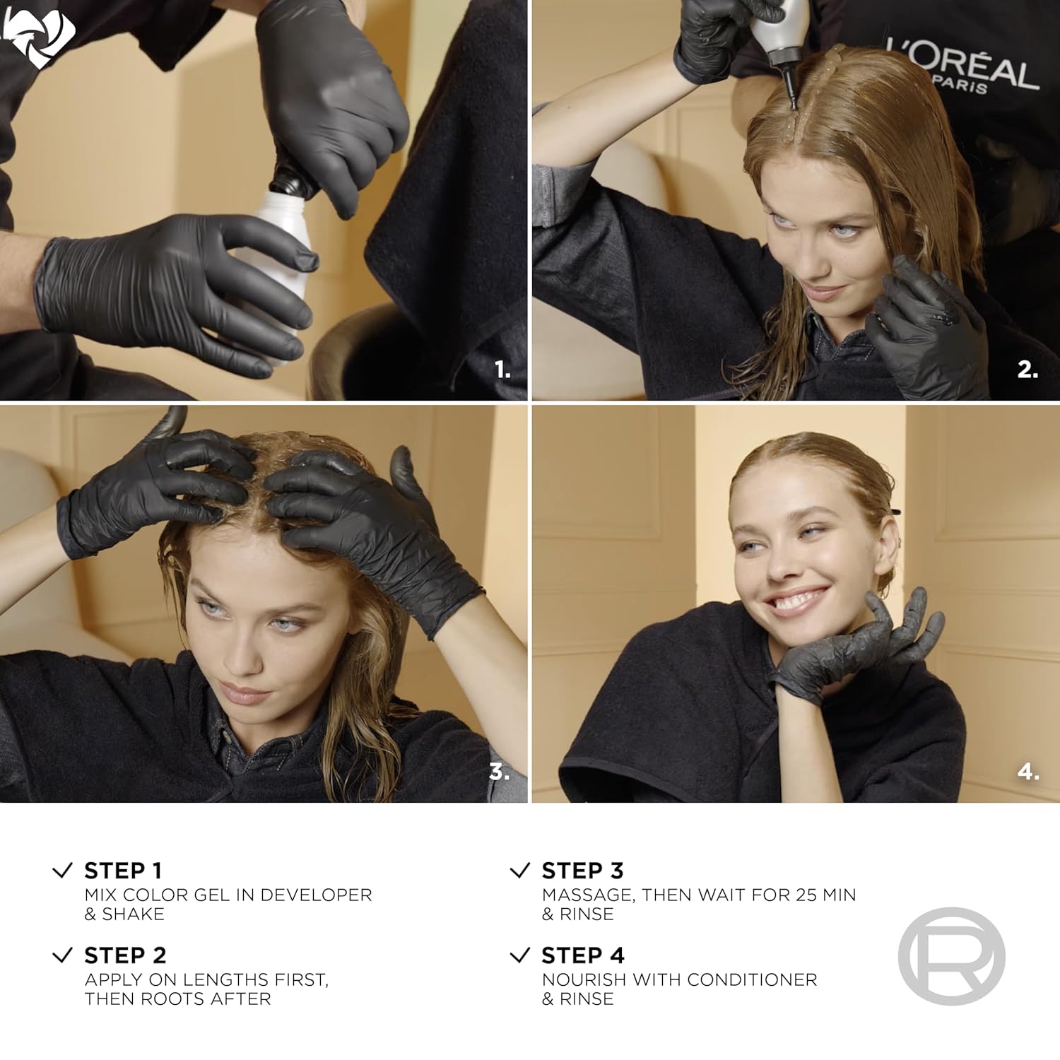 Chic Auburn Brown 6AB Permanent Hair Color, 1 Hair Dye Kit (Pack of 2) U49377