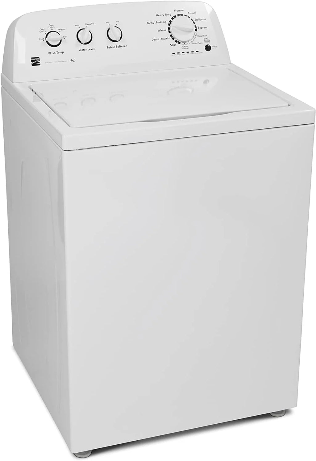 Top-Load Washer with Triple Action Agitator, 3.8 Cu. ft. Capacity L497