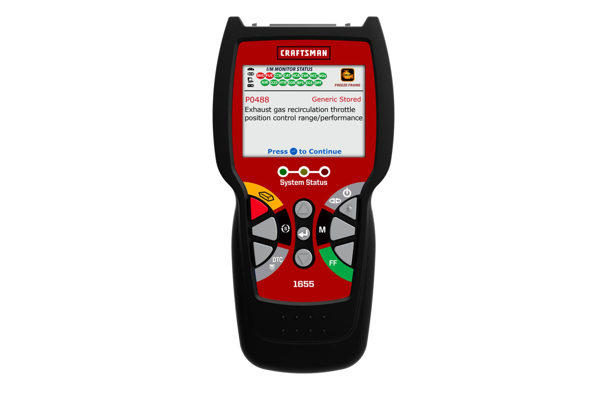 OBD2 ABS Srs Diagnostic Code Reader T6757