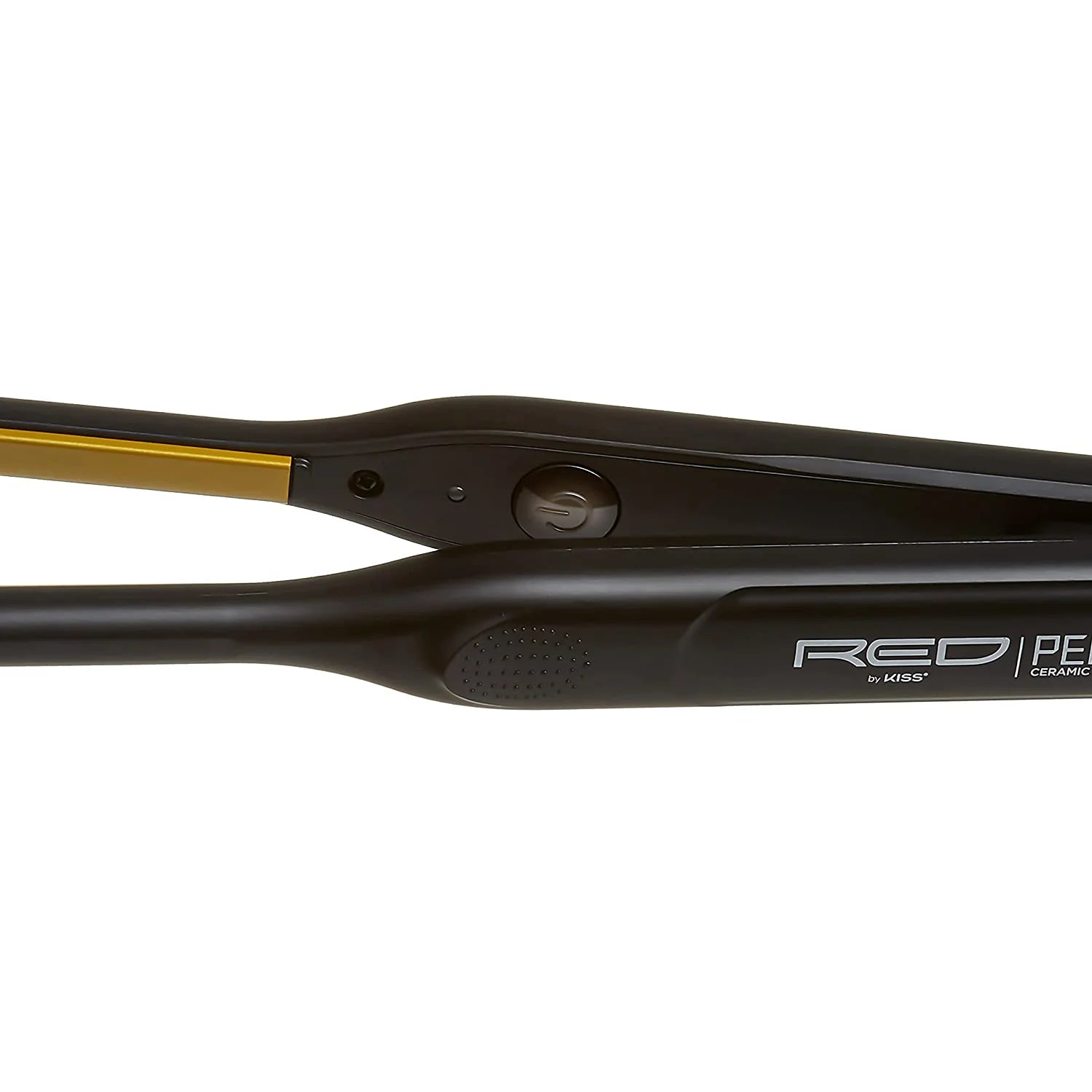 Red 0.3" Ceramic Tourmaline Pencil Flat Iron Hair Straightener J1771