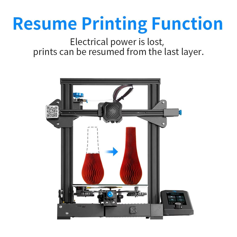 3D Printer Printing Size 220x220x250mm Aluminum Black Y3005