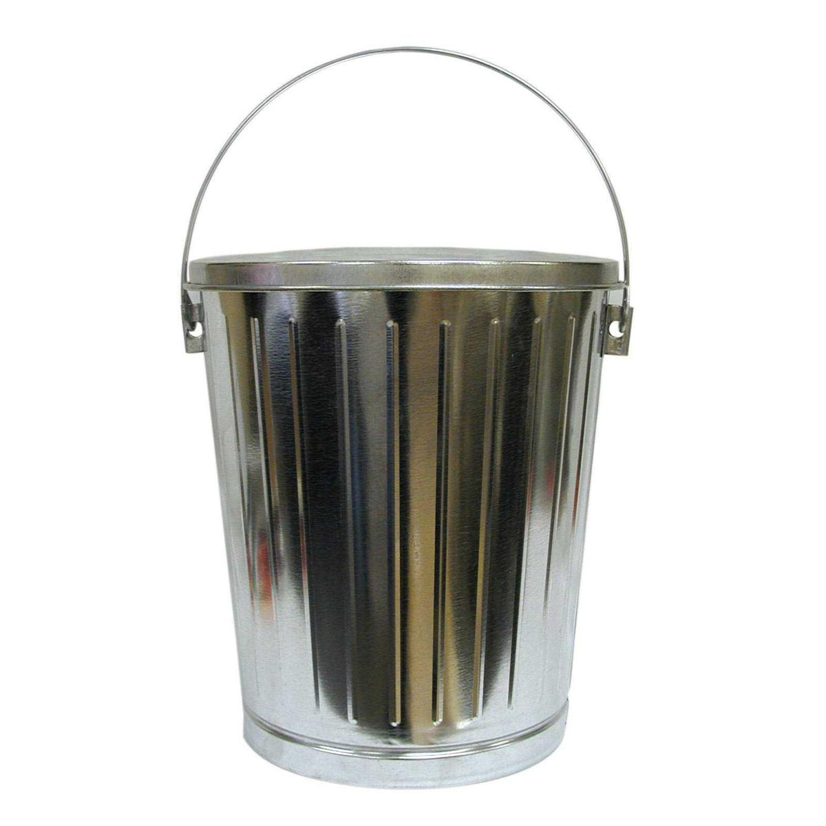 Galvanized Steel Locking Lid Seed Can with Lid T72650