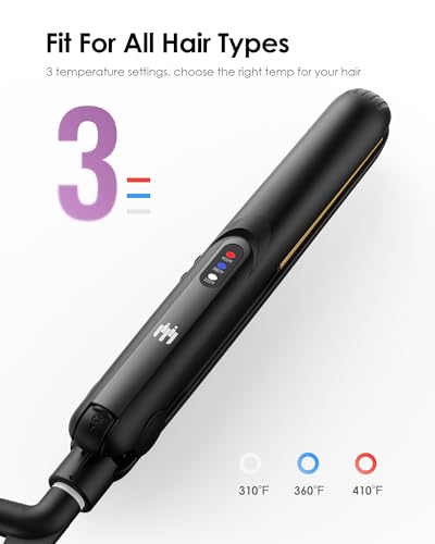 Mini Flat Iron 0.7 Inch Ceramic Small Hair Straightener S1123