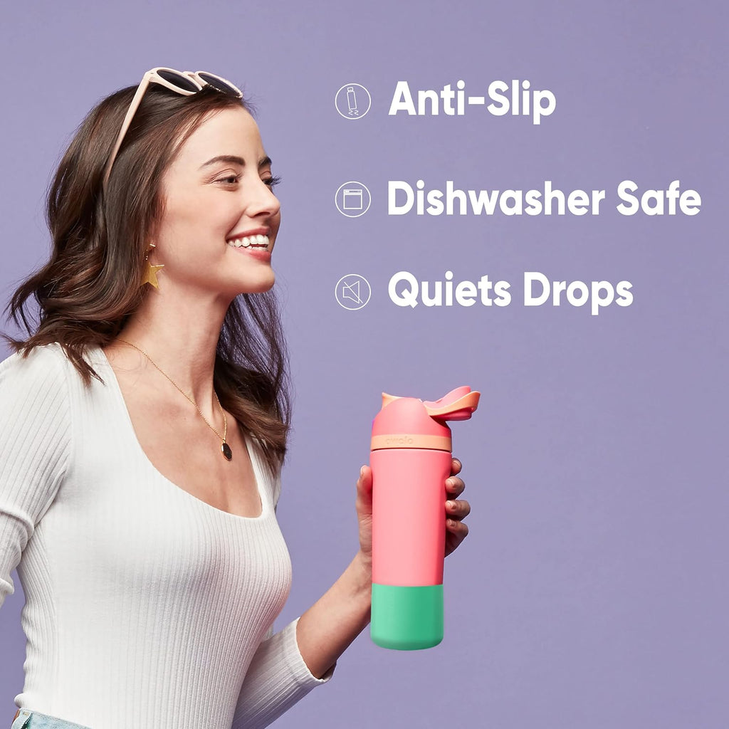 32oz Insulated Stainless Steel Water Bottle with Straw U852