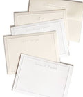 Personalized Embossed Border Note Cards M277005