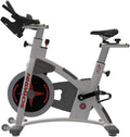 White Indoor Bike with Carbon Blue Belt Drive O6198