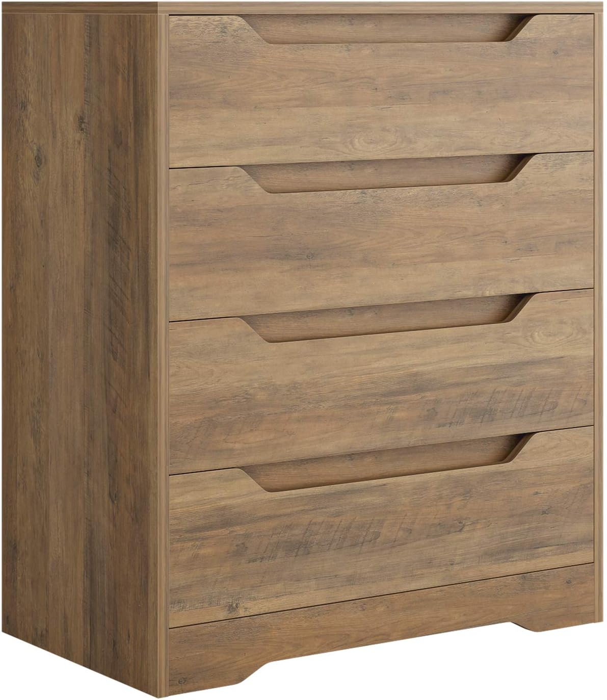 4 Drawer Wood Dresser with Storage O777