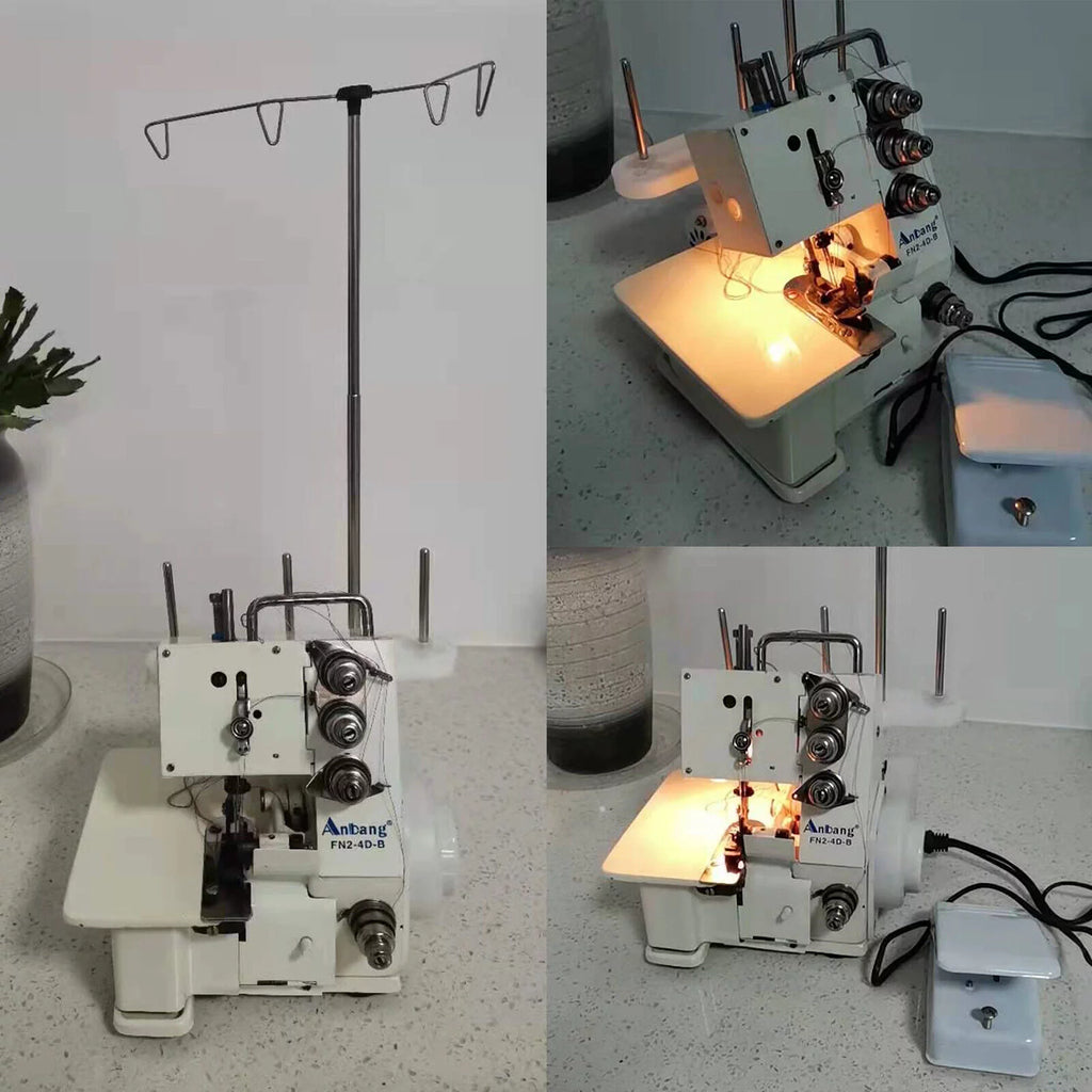 Serger Overlock Sewing Machine with Foot Controller Four Lines R508