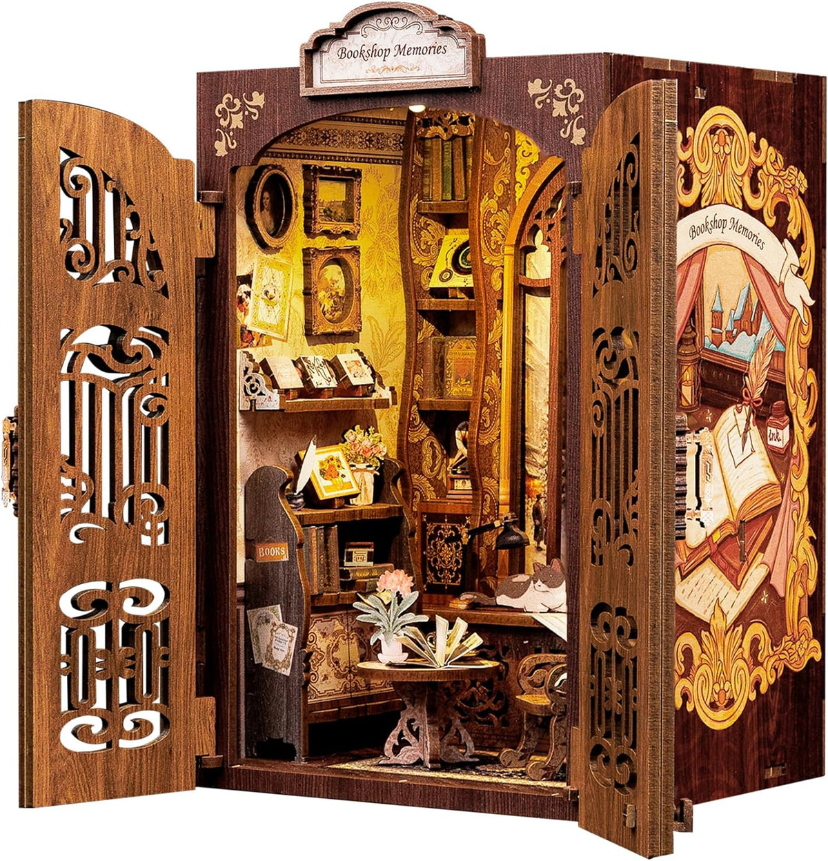 3D Wooden Puzzle Book Nook Kit R35067
