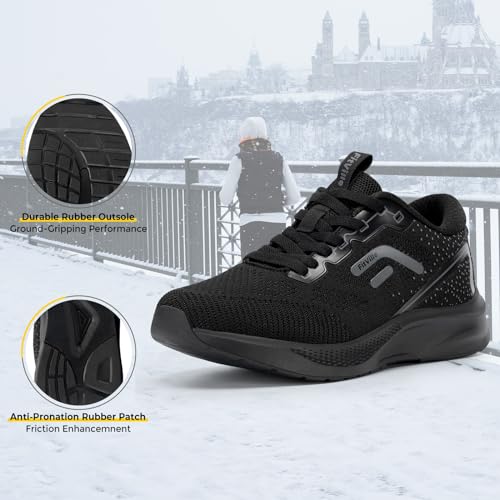Mens Wide Width Walking Sneakers with Arch Support E230696