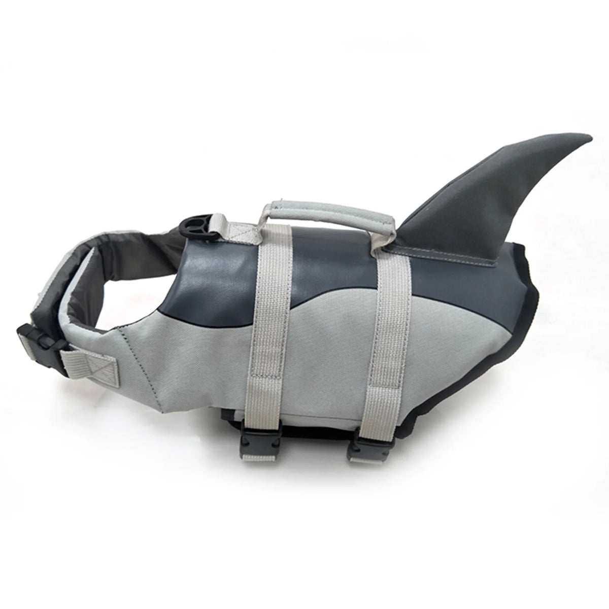 Dog Pet Shark Swimsuit Vest Safety Wear Swimsuit Preserver P23184