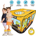 Yellow Pop up Play Tent with 2 Openings, Polyester, 44.46 x 28 x 29.25 inch U85101