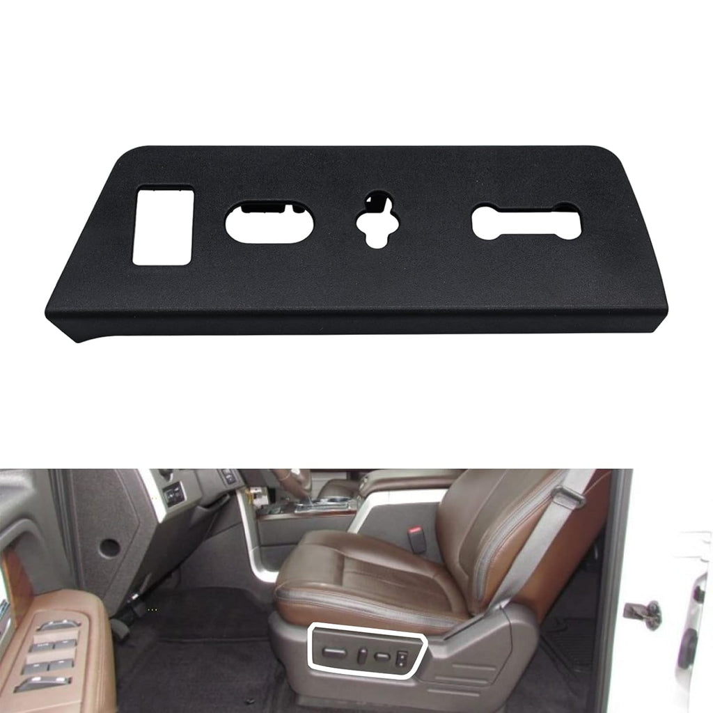 Driver Side Seat Switch Housing Panel Bezel Black Pack of 2 J73578
