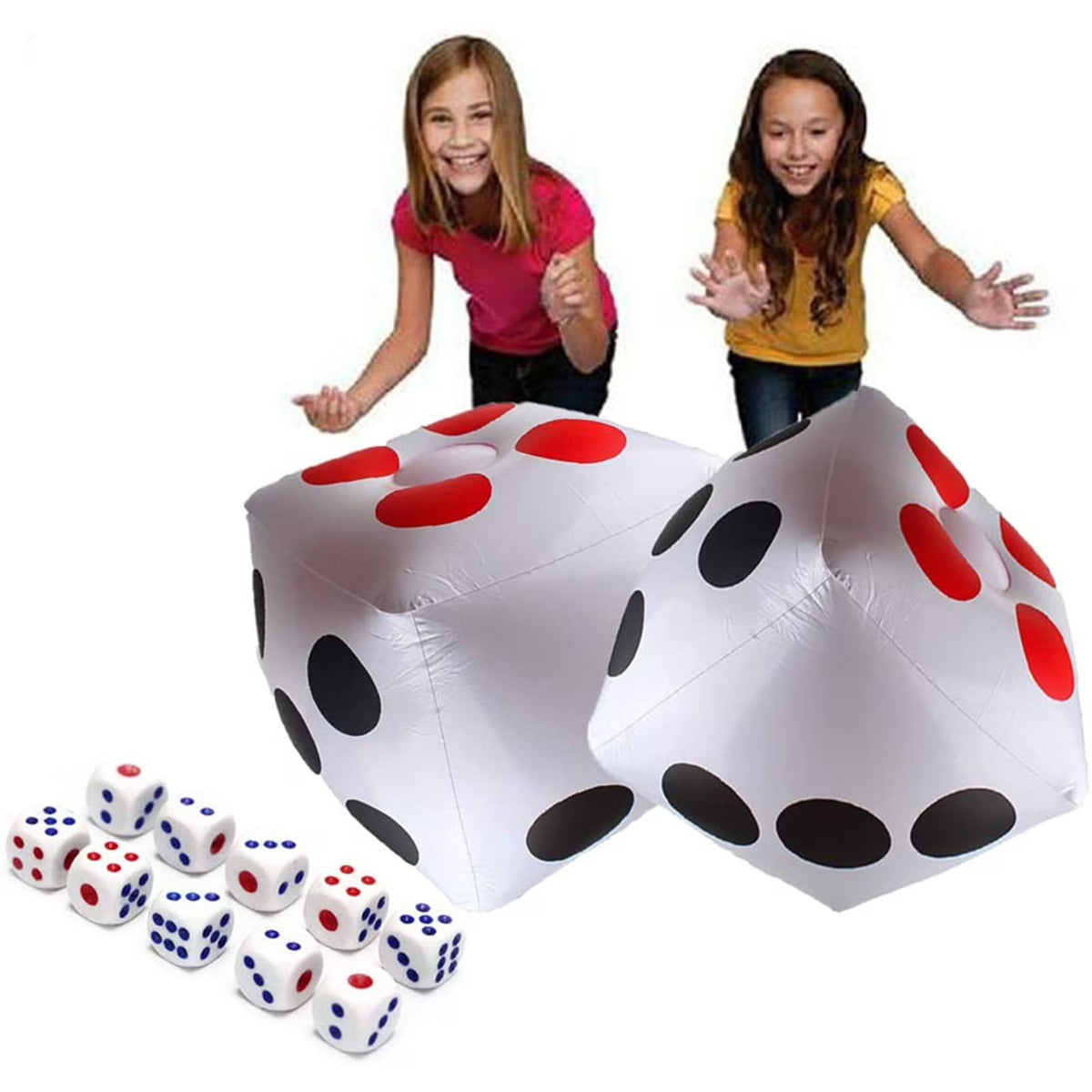 2pc Giant Inflatable Dice Set 13 Inch B162846