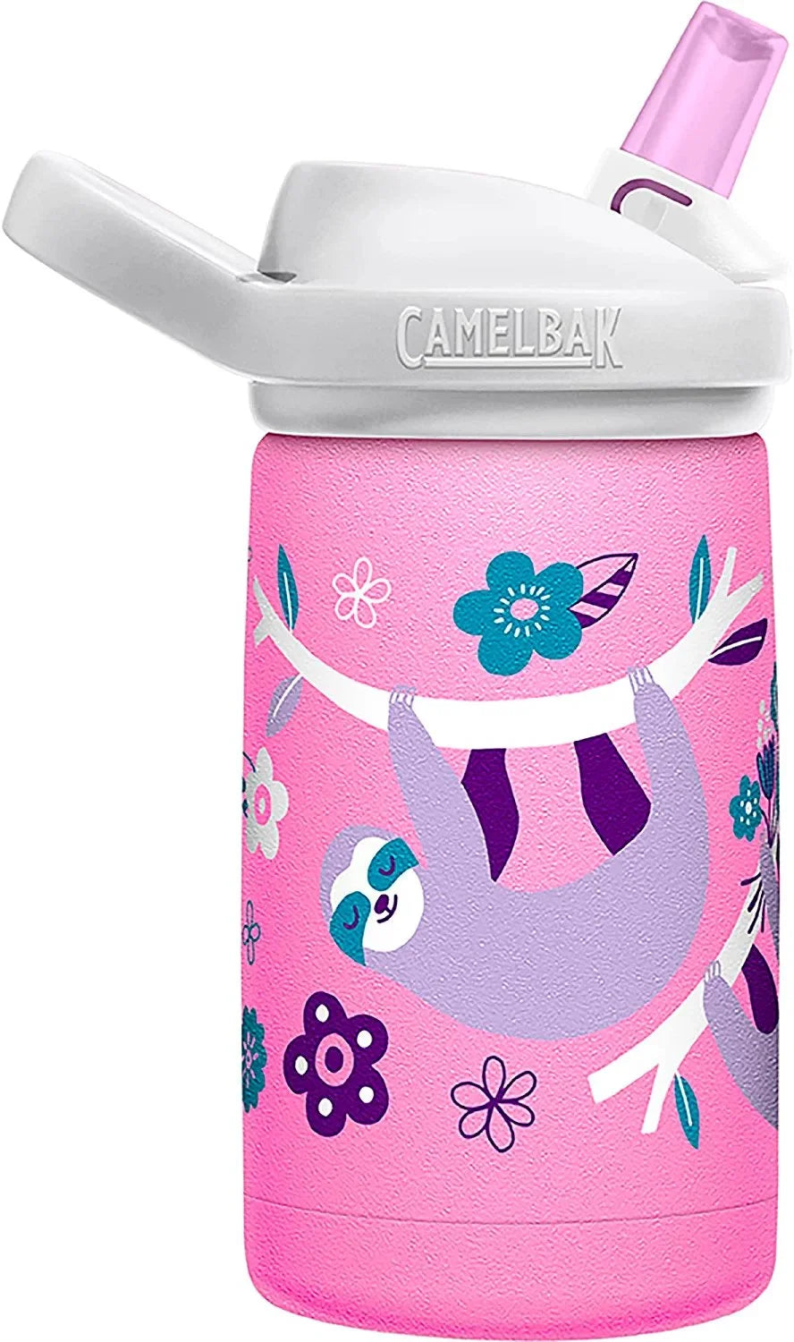 12 oz Insulated Stainless Steel Bottle with Straw Cap P456