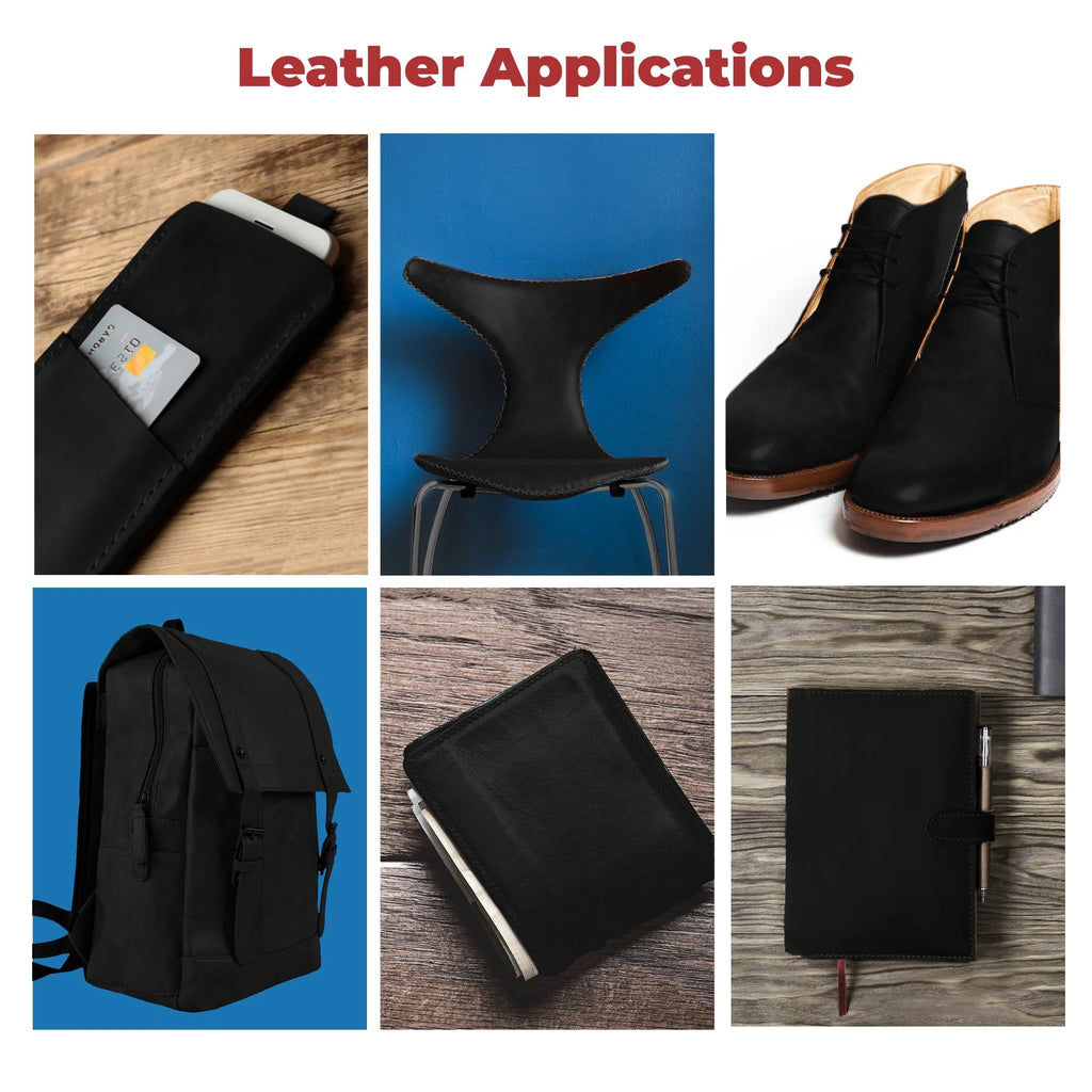 Charcoal Black 9-10 oz Full Grain Cowhide Leather H6119