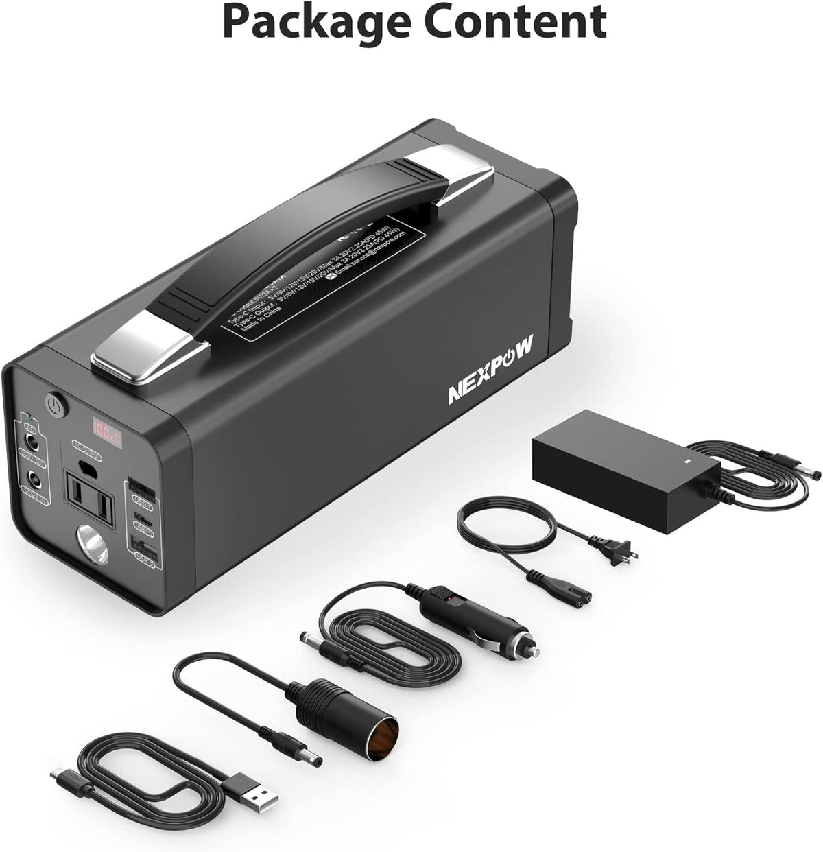 178Wh Portable Power Station with AC Outlet I511