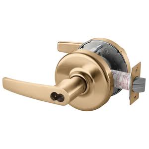 Cylindrical Lock Satin Bronze Clear Coated T12743