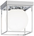 Chrome One Light Flush Mount G657