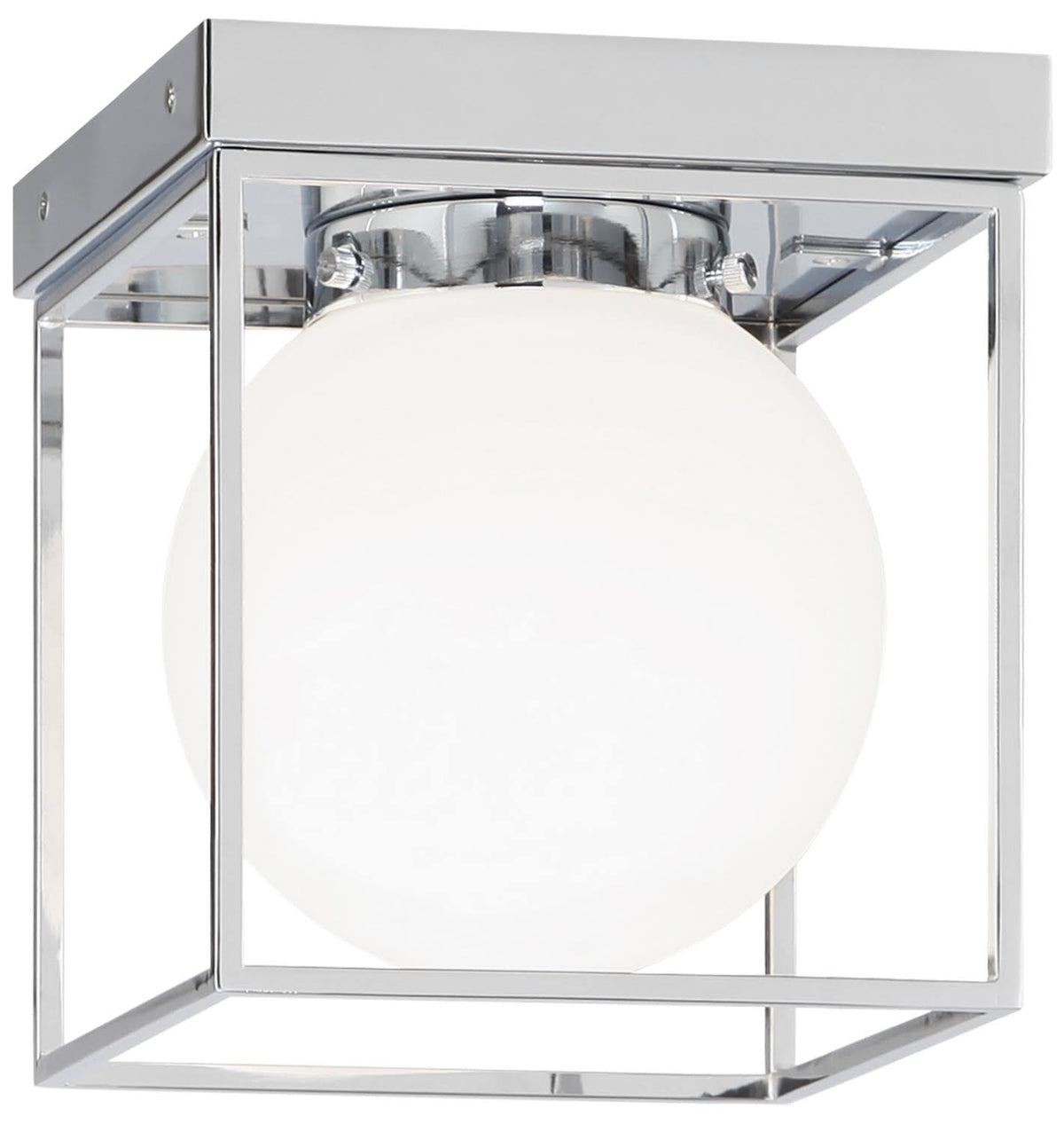Chrome One Light Flush Mount G657