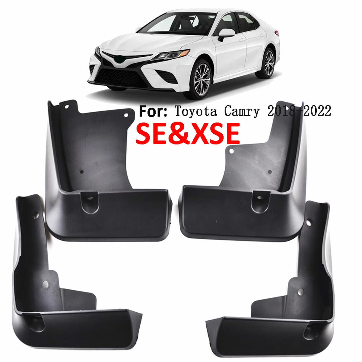 4PCS Mud Flap MudGuard Front Rear Fender M15989