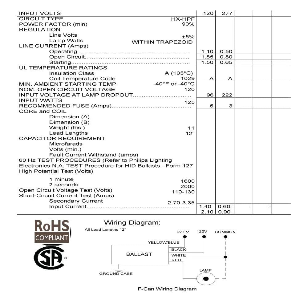 Advance Ballast A34188