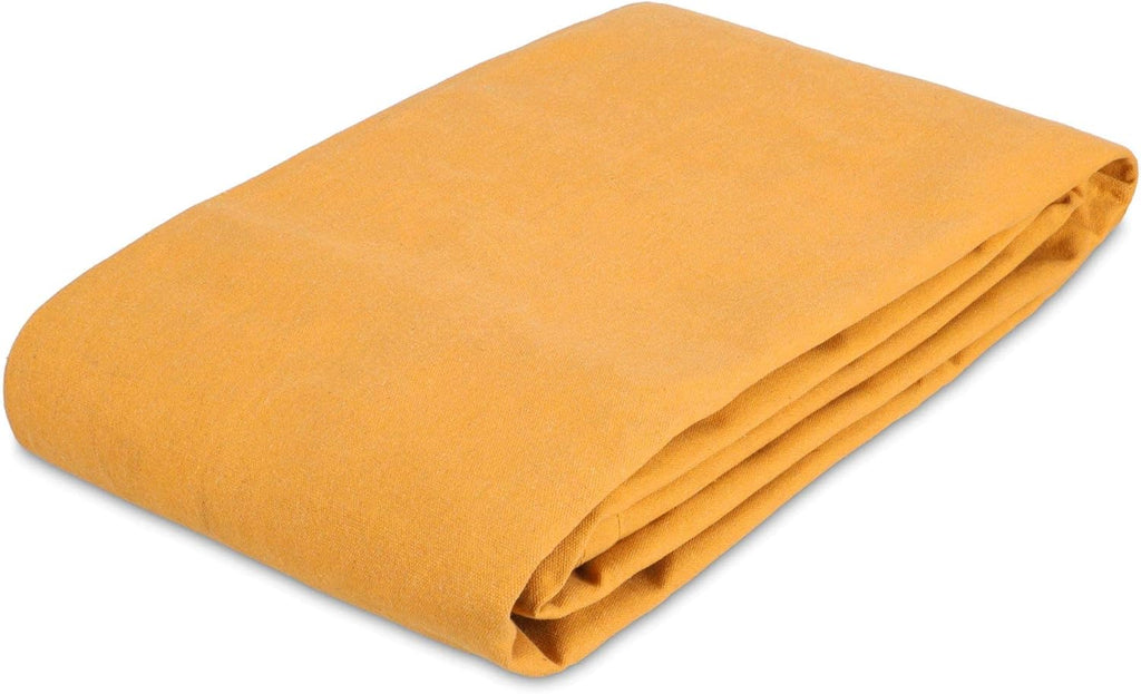 Canvas Tarp 18 oz. Waterproof UV Resistant Rustproof Grommets Cloth Tarp 10'x14' Brown I331591