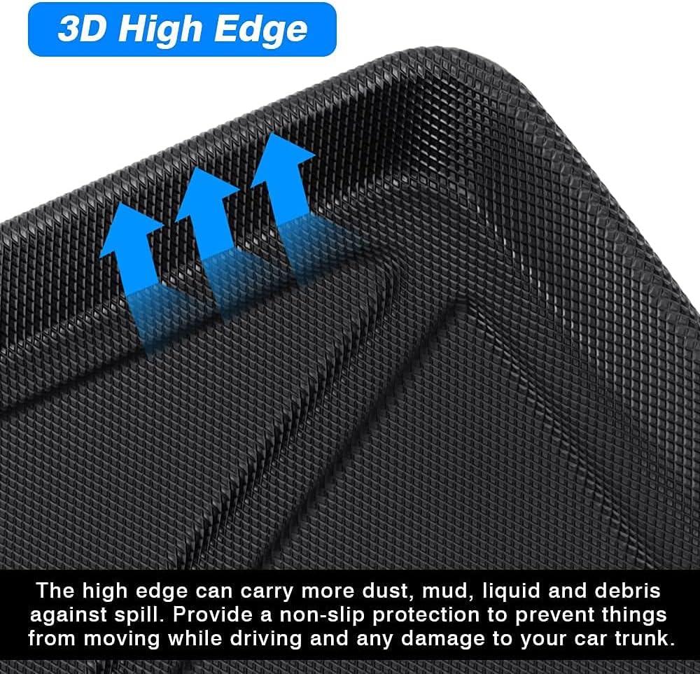 Custom Fit Cargo Liner Trunk Tray Heavy Duty Rubber Waterproof Protector Mat E40838