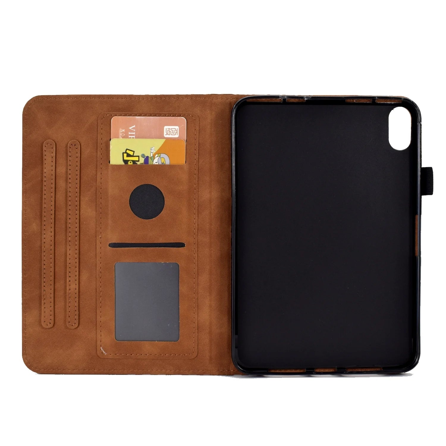 Brown PU Leather Folio Case for iPad 10th Gen 10.9" 2022 V19774