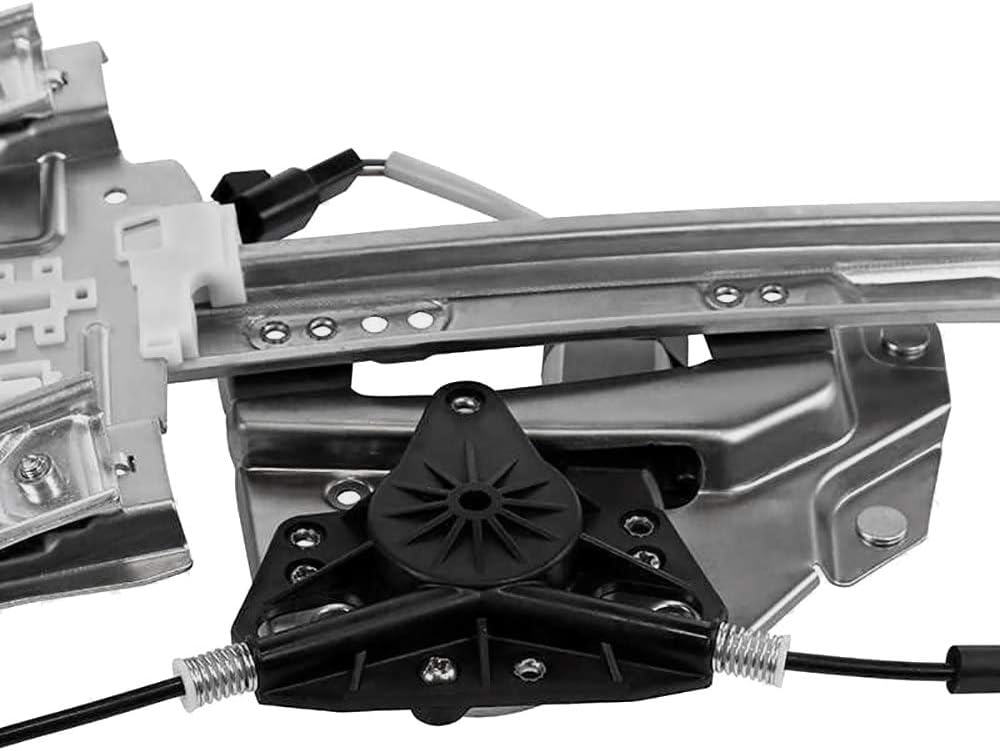 Rear Driver Side Window Regulator with Motor Compatible with 2000-2005 Cadillac Deville, Pack of 2 H211209