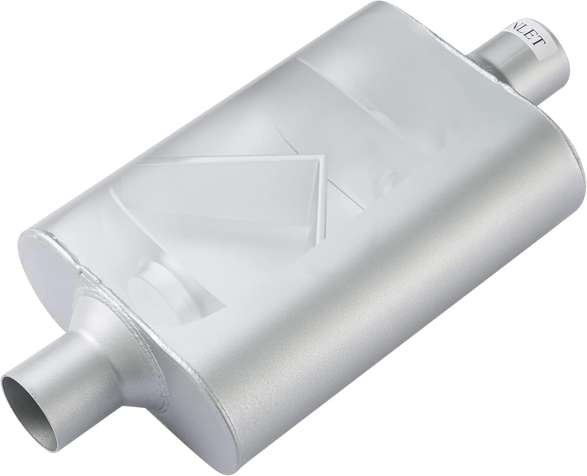 2.5" inlet/outlet Aluminized Steel Performance Muffler, Pack of 2 V69465