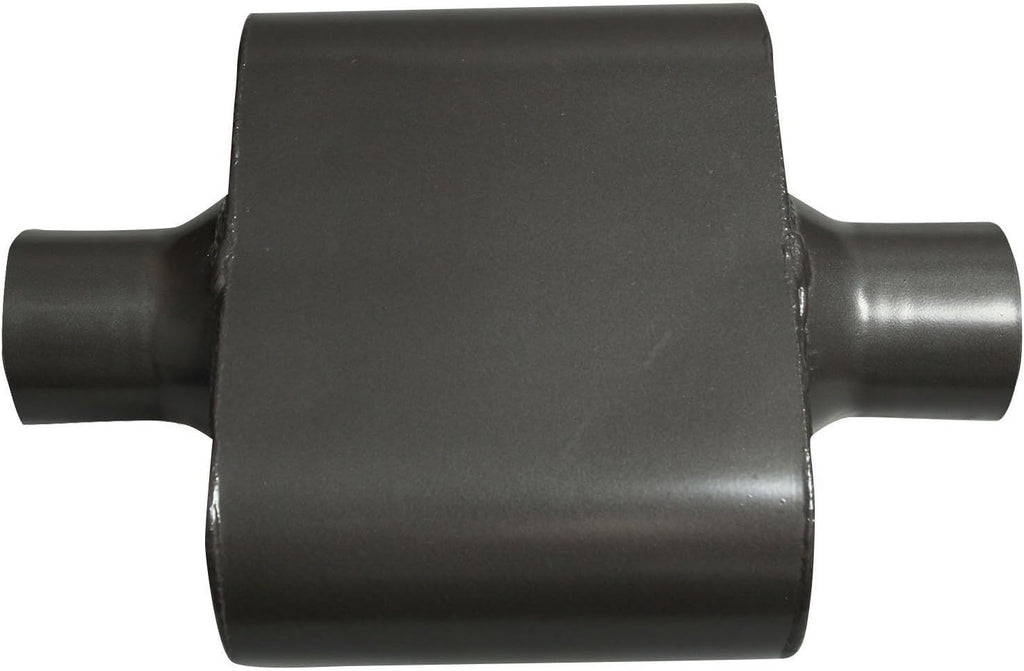 Pair of Single Chamber Performance Race Muffler 3" Center / Center Universal Steel Muffler Pack of 2 S136205