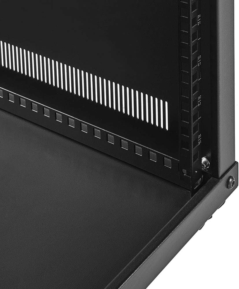 15U Portable Rolling Network Rack with Adjustable Depth Y690