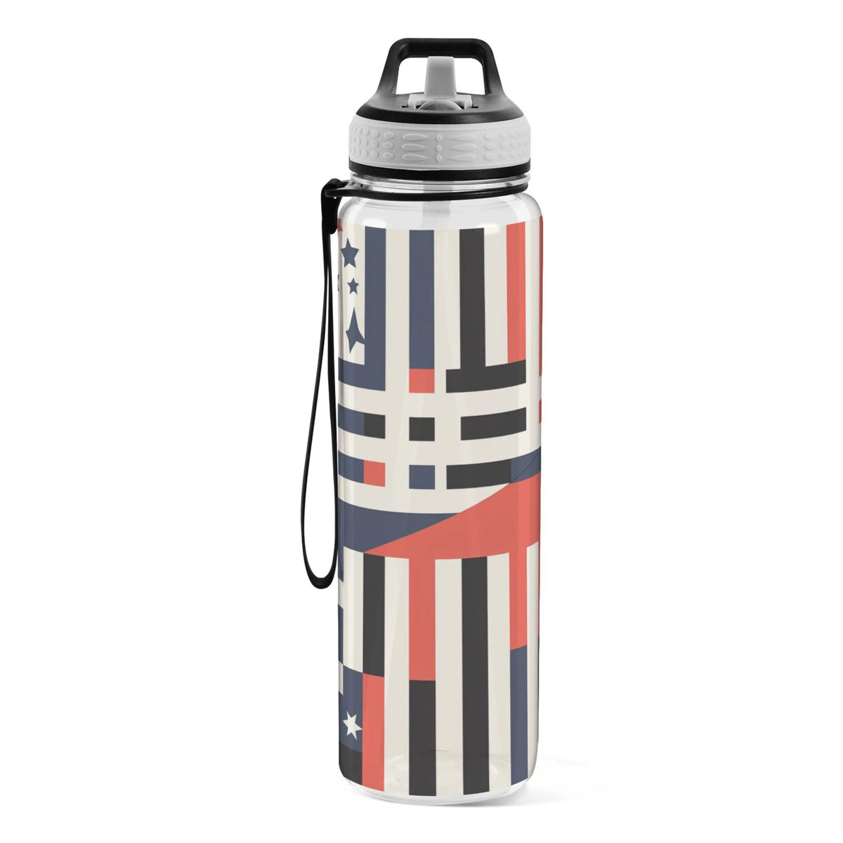 32oz Tritan Clear Water Bottle with Straw X38060