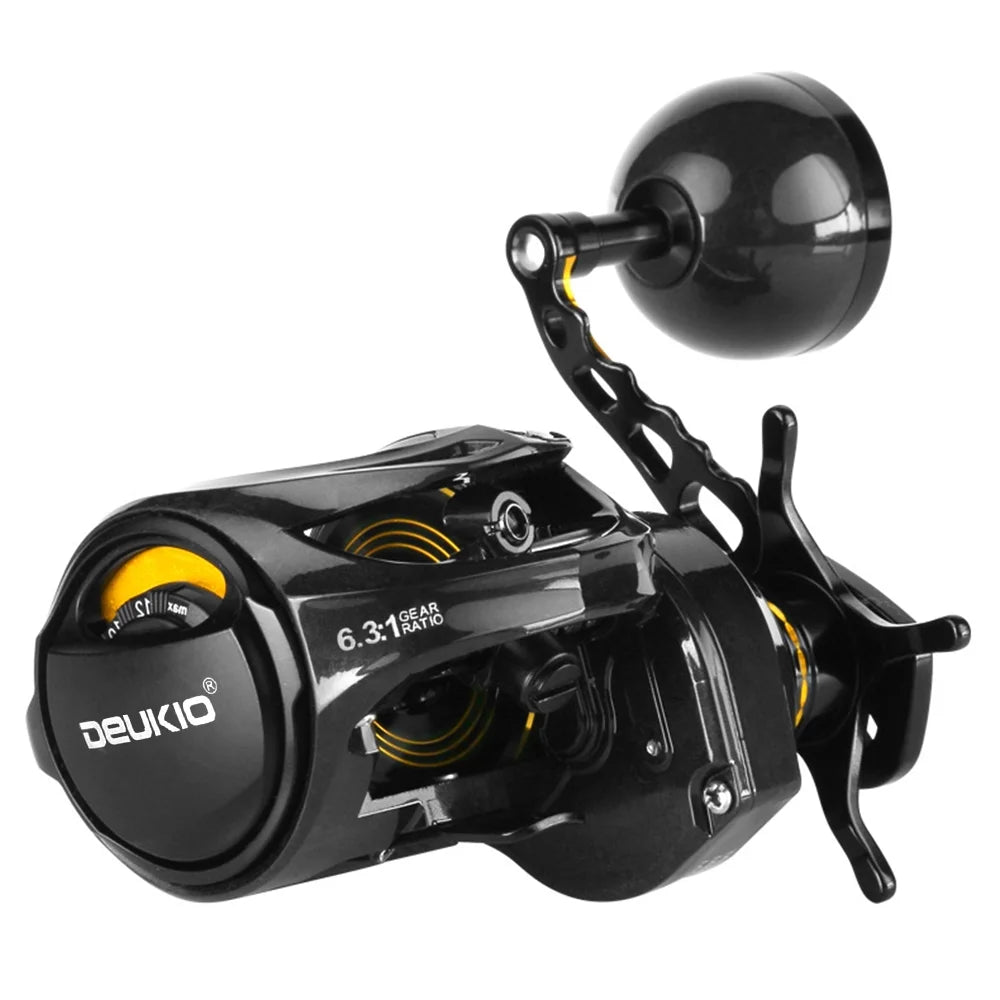 Baitcasting Reel 6+1BB with Carbon Fiber Construction and Magnetic Brake A189520