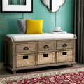Brown Storage Bench W377