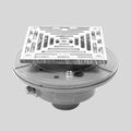 6x22 Cast Iron Floor Drain with Solid Nickel Bronze Top O7362