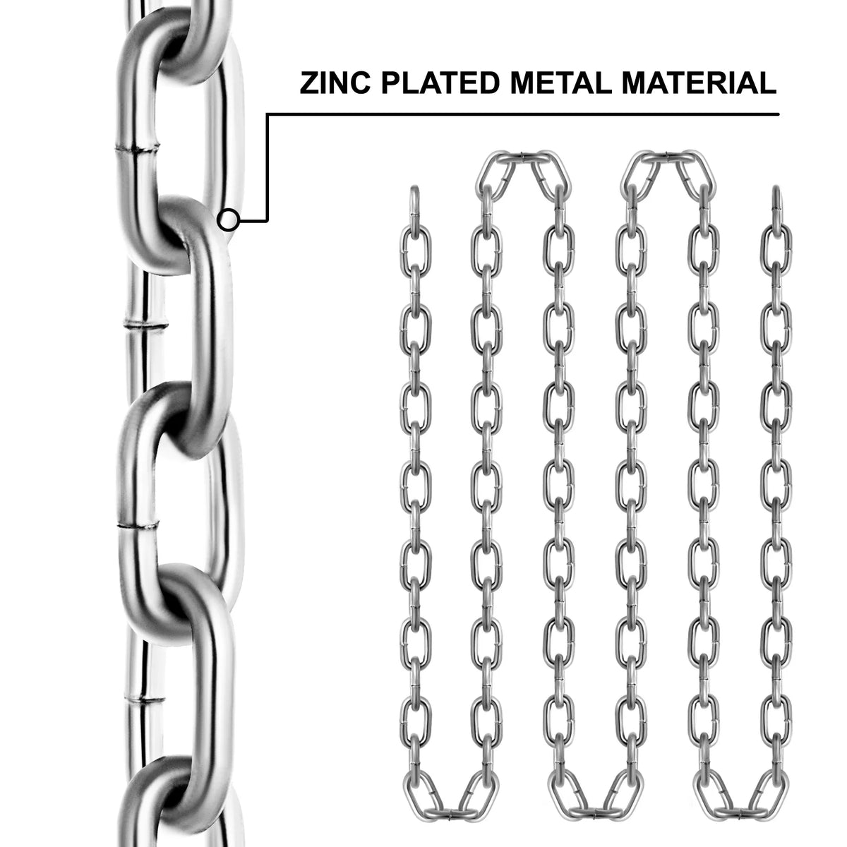 3/16 Inch by 100Ft Zinc Plated Proof Coil Chain P449959