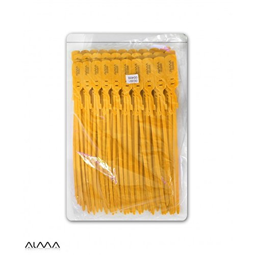 100 Plastic Seals with Metal Insert, 400 mm, Pack of 2 Q6749